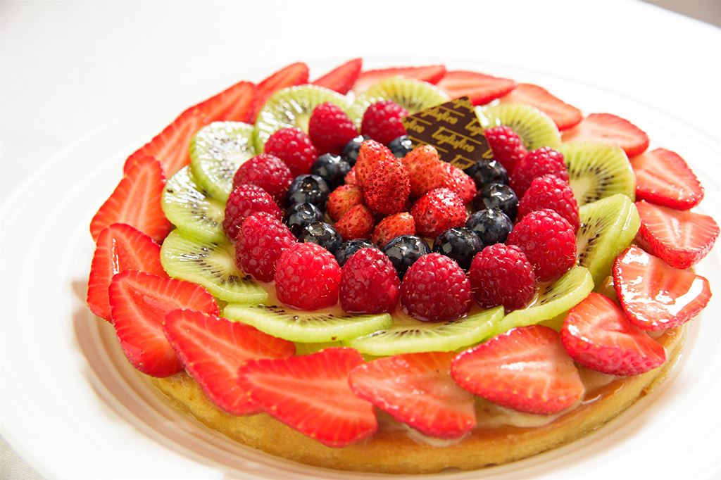 La crostata di frutta fresca della Pasticceria Tagliafico