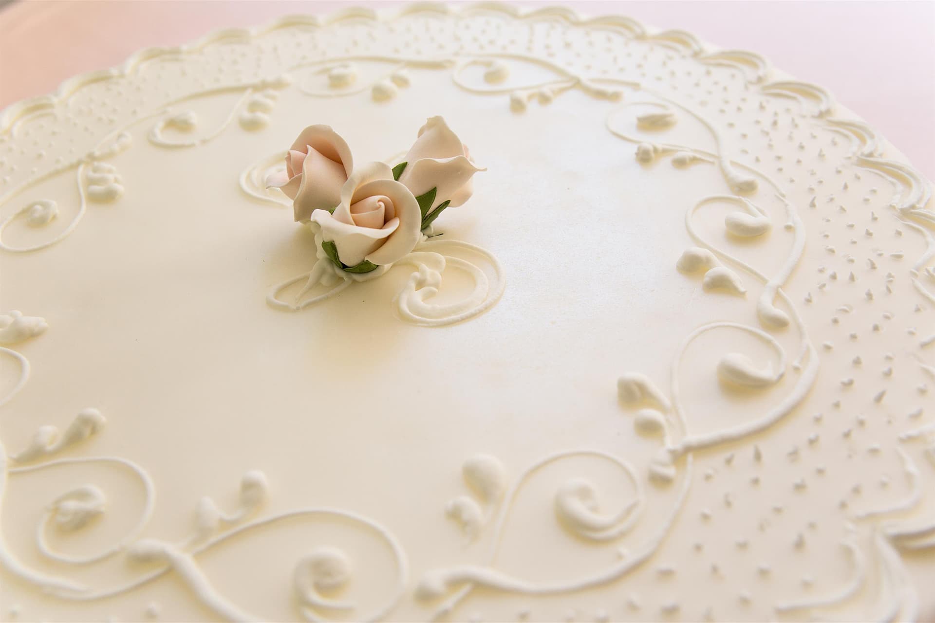 Torta da cerimonia decorata
