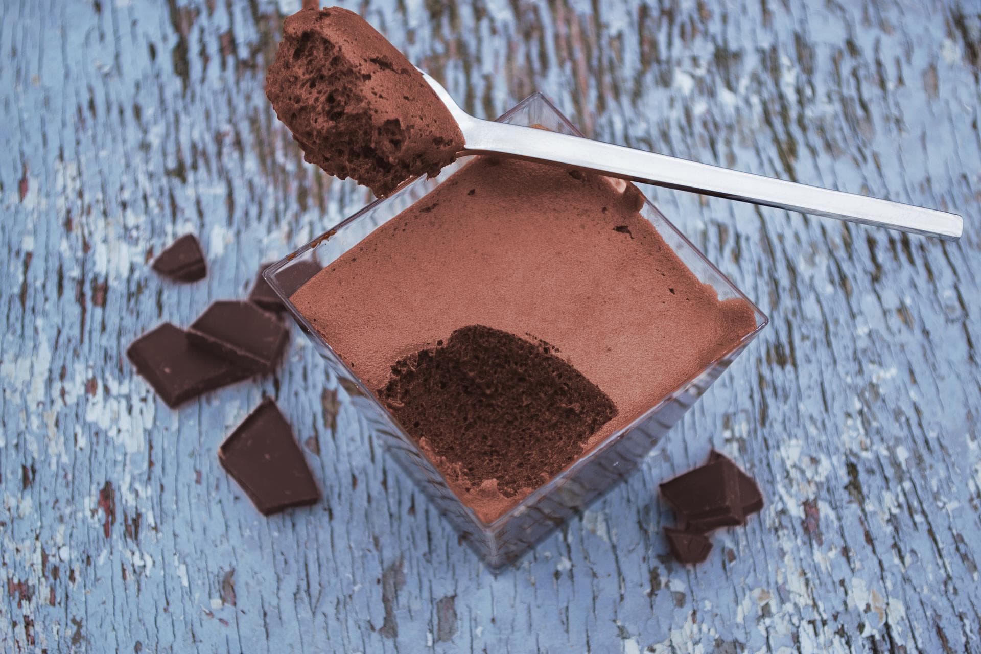 Mousse al cioccolato al latte