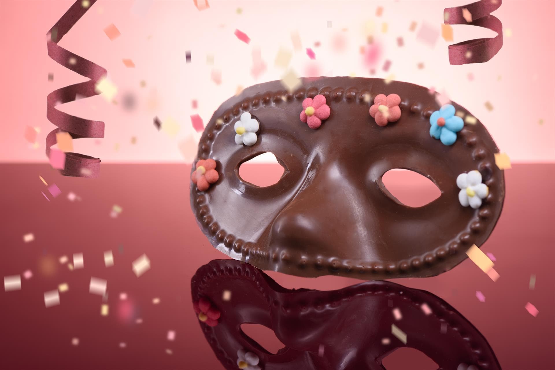 Maschere di cioccolato al latte