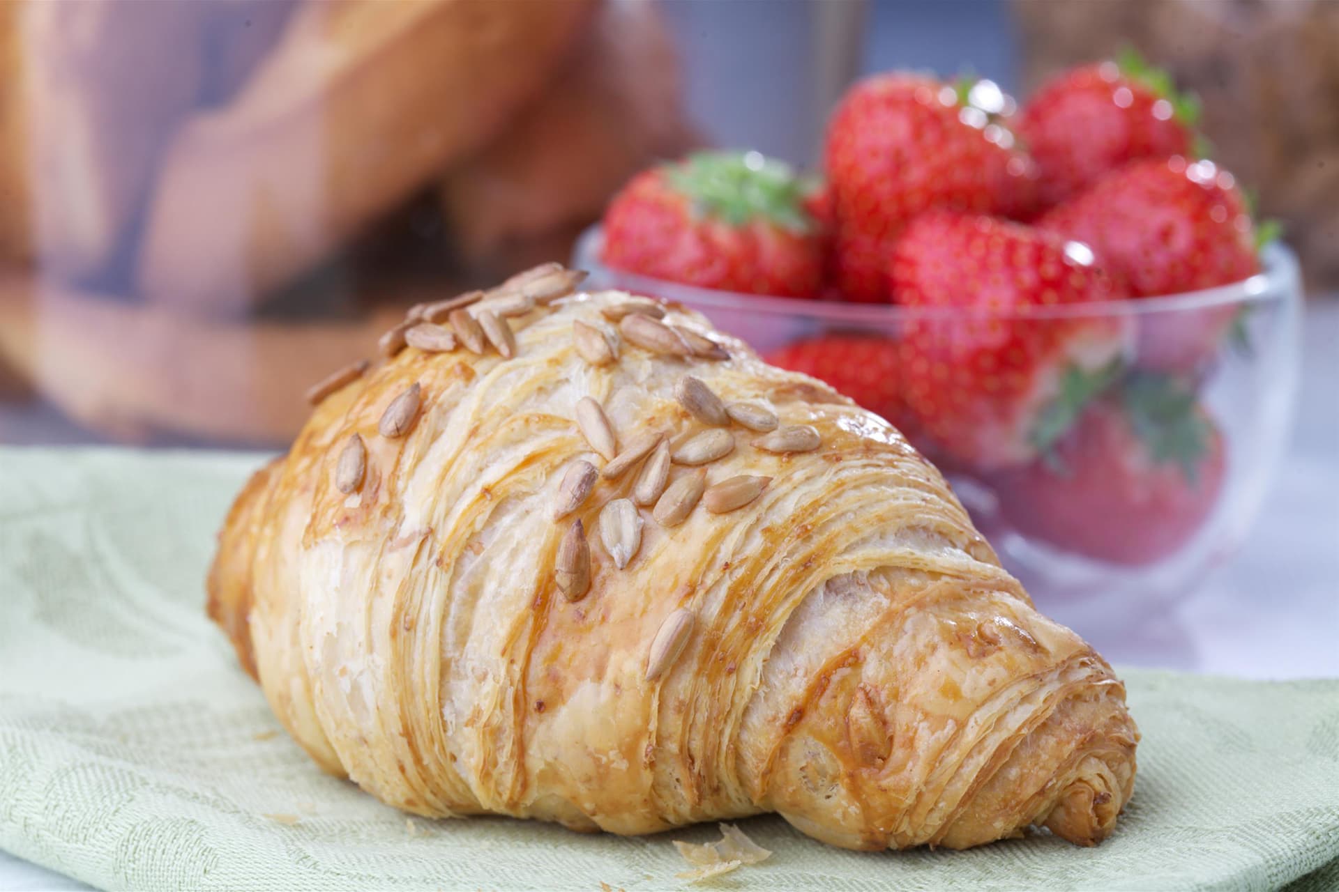 Croissant integrale senza zucchero
